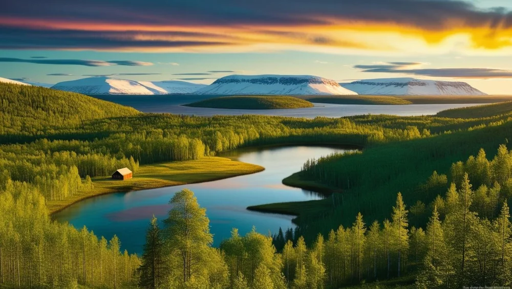 Lapland In Summer The Midnight Sun