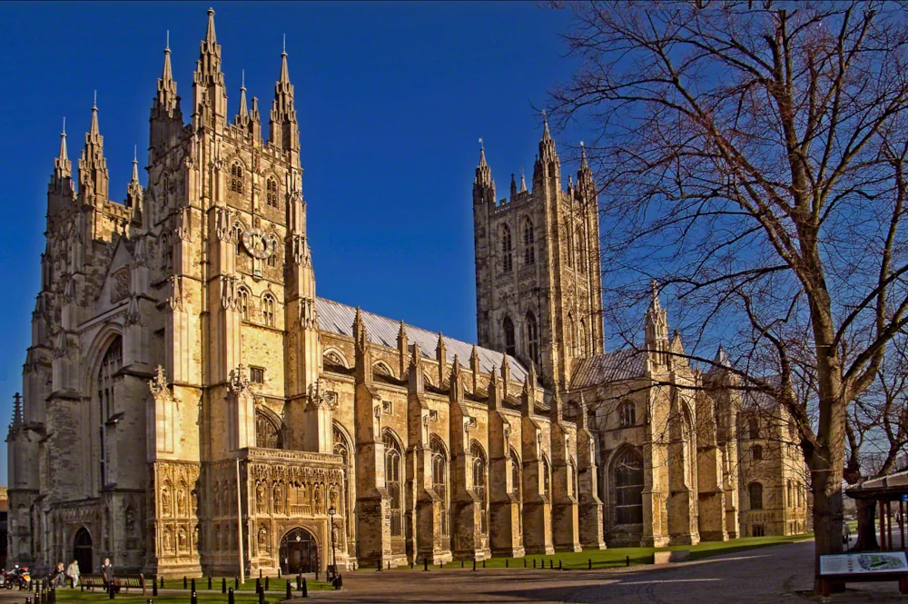 Canterbury Cathedral exterior.
